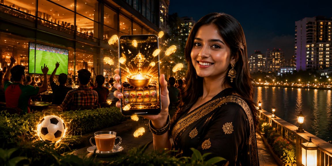 ঢাকার চা বাগানের পাশে মোবাইলে নতুন স্লট গেম খেলছেন একজন খেলোয়াড়