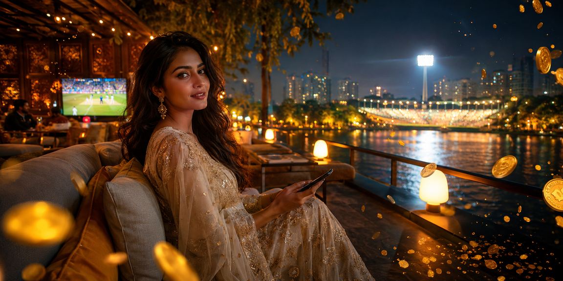 গাজীপুরের চা বাগানে ক্রিকেট বেটিং উপভোগ করছেন একজন খেলোয়াড়