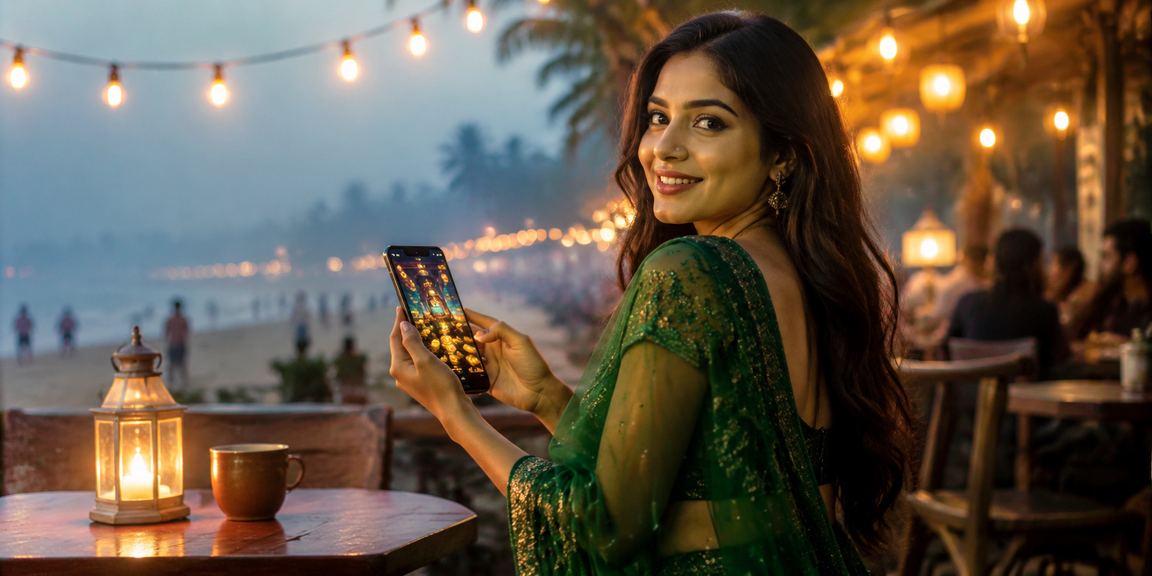 রংপুরে শাড়ি পরা নারী মোবাইলে ক্যাসিনো গেম খেলছেন